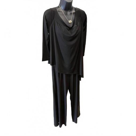 JULIAN CHANG Pants - NEW JULIAN CHANG women's terri jumpsuit in black